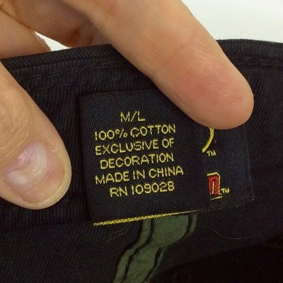 Batman Logo Camo Youth Hat Cap Fitted Size M/L Black Green - Picture 7 of 7